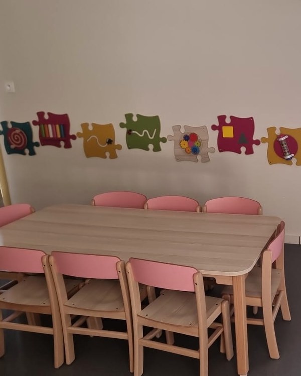 Une salle d’enfants aménagée